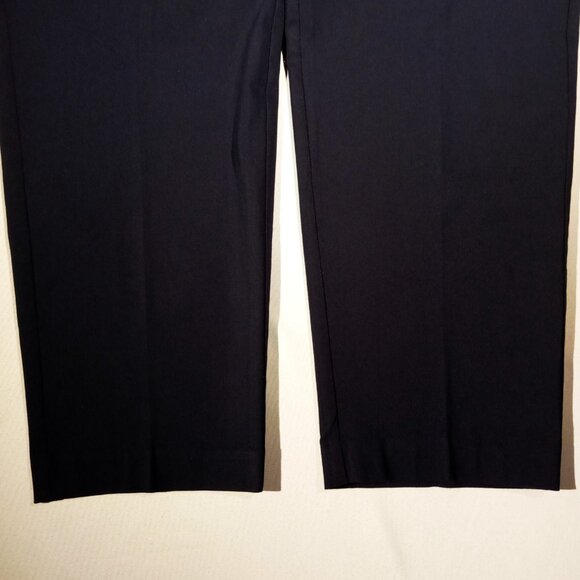 J. Jill Pants  sz 18  Navy Blue  Refined Woven Trousers  Wearever Collection EUC - Picture 3 of 10